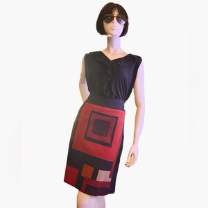 Donna Degnan by Corey Powers Geometric Skirt, Size 12